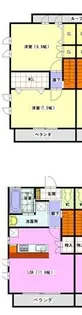 エストヴィラージュ【1階】の間取り