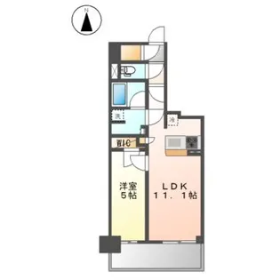 オープンレジデンシア 栄【11階】の間取り