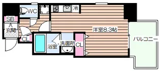 ファーストステージ江坂広芝町II【5階】の間取り