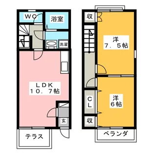 マオ鳴子 Aの間取り