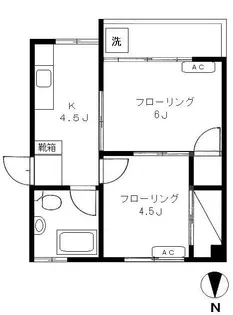 マンションアイ第3【2階】の間取り