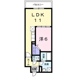 クラリエートII【1階】の間取り