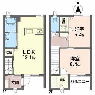 クレールメゾンの間取り