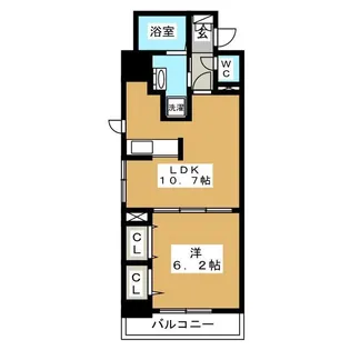 アウラ デ パリュール【2階】の間取り
