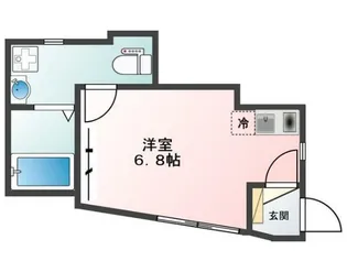PATIO SQUARE 川添【1階】の間取り