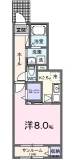 セレニテ【1階】の間取り