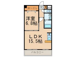 ロイヤル覚王山【4階】の間取り