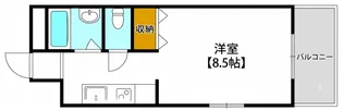レジデンス学南【1階】の間取り