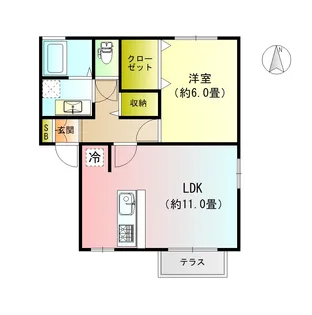ムグンファ【1階】の間取り