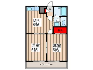 ルビーミストマンション【3階】の間取り