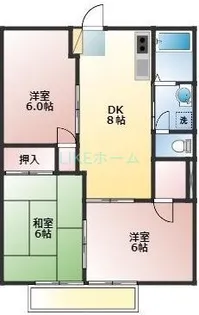 AKハウス【2階】の間取り