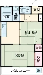 サトウコーポ【2階】の間取り
