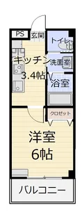 フリーダム卸町【2階】の間取り