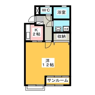 ハイツSE A棟【1階】の間取り