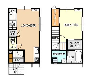 ビオラ泉町A棟【1階】の間取り