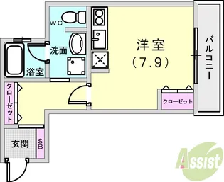 ワコーレヴィータ海浜公園【1階】の間取り
