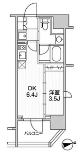 レジデンシャル町屋【4階】の間取り