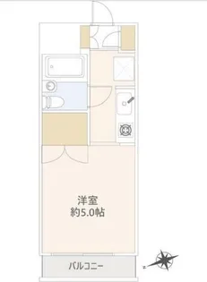 ペガサスマンション生田【3階】の間取り