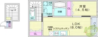 エスポワール宮内【2階】の間取り
