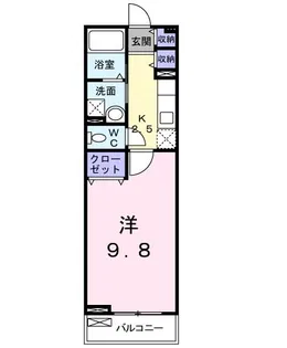 プリマヴェーラ・エテルノB【2階】の間取り