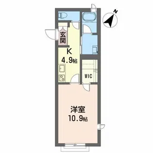 レディ・ベース大町【2階】の間取り