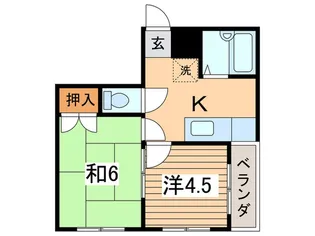サンアベニュ-梅島の間取り