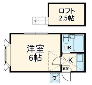 プラザ・ドゥ・ディル【2階】の間取り