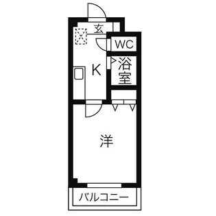 テラス金山【1階】の間取り