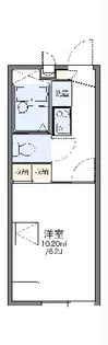 レオパレス森【1階】の間取り