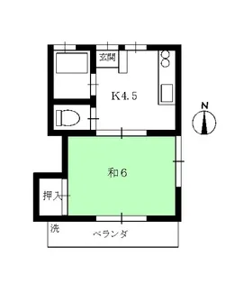 コーポ寿音【2階】の間取り