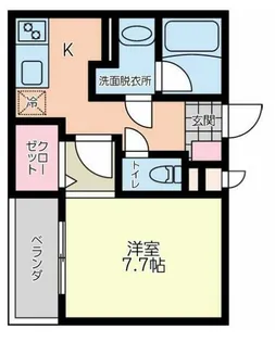 国立KDIII【2階】の間取り