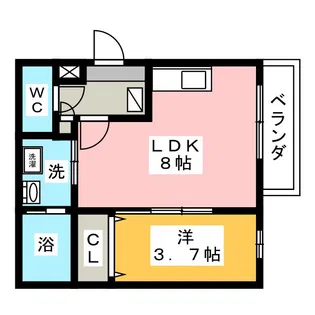 N’sタウン大須【3階】の間取り