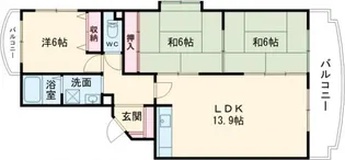 アムール真砂【2階】の間取り