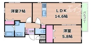 CP Landscape【1階】の間取り