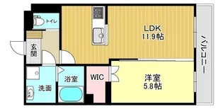 ガーデンコート【5階】の間取り