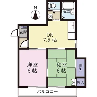エーデルハイム戸田【3階】の間取り