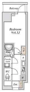 バンドウバシレンタルアパートメント【9階】の間取り