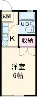 サンライズハイツ【1階】の間取り