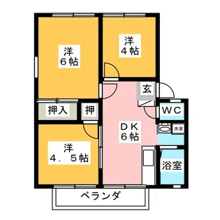 アーバン【1階】の間取り
