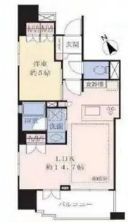 リリーゼ五反田【3階】の間取り