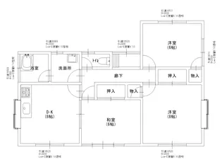 群馬県高崎市井野町【一戸建】の間取り