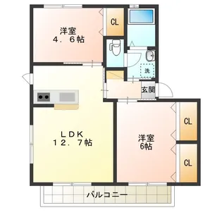 シャーメゾン上板 C棟【1階】の間取り