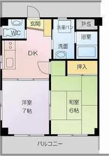 ニューシティマンション【2階】の間取り