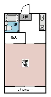 サンパレス只上【2階】の間取り