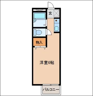 ロイヤルハイツササキ III【2階】の間取り