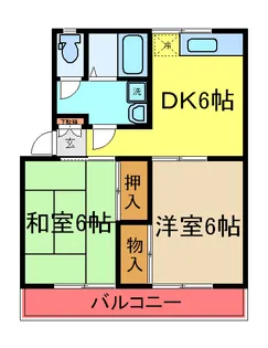 シティコートA棟【1階】の間取り