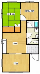 MHハイム津高【2階】の間取り