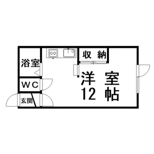 コーポオアシス【2階】の間取り