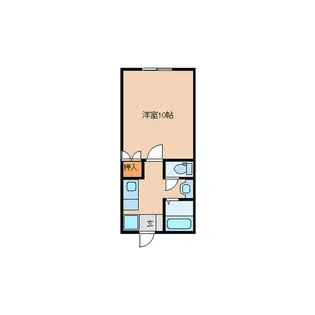 コーポコーヤ(S)【1階】の間取り