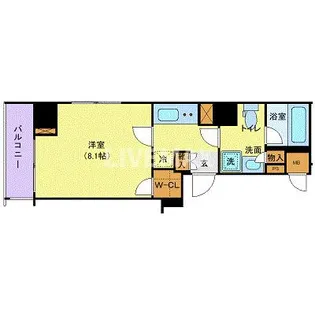 ALTERNA銀座【5階】の間取り